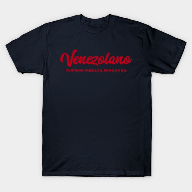 Venezolano T-Shirt by MessageOnApparel